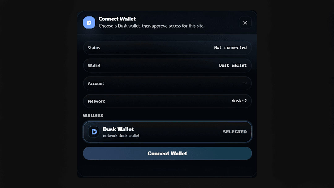 dusk connect ui