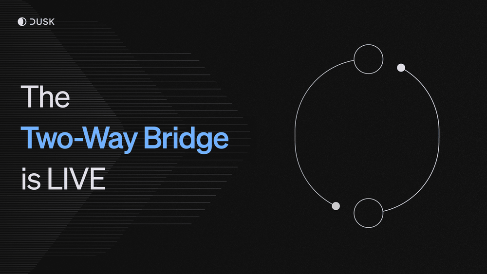 Dusk two way bridge