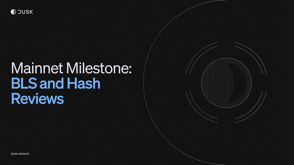 BLS and Hash Reviews
