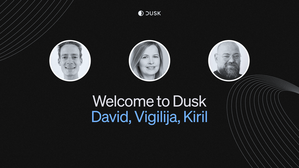 David, Vigilija, and Kiril join Dusk