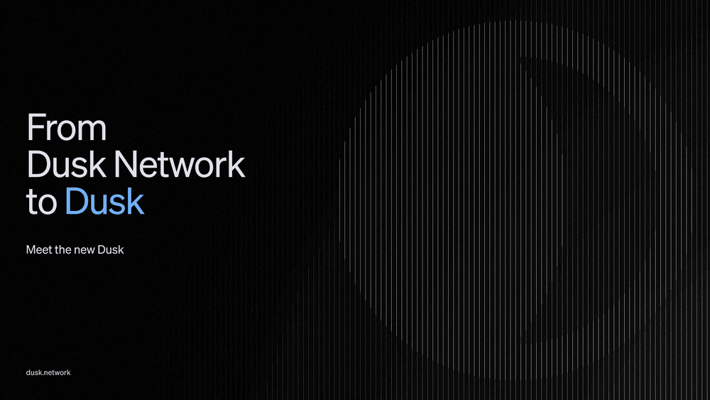 From Dusk Network to Dusk; The Next Phase of Our Journey