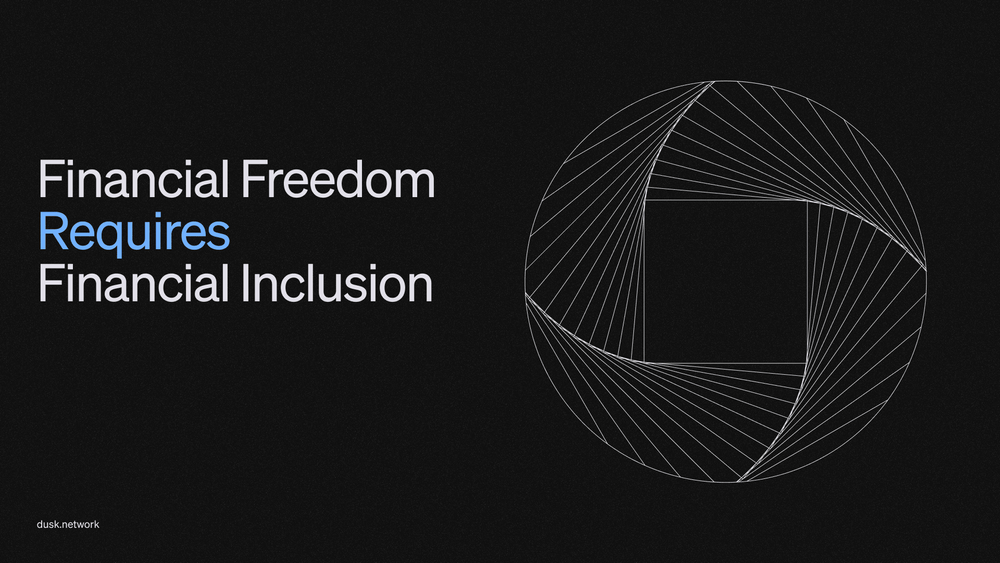 Financial Freedom Requires Financial Inclusion