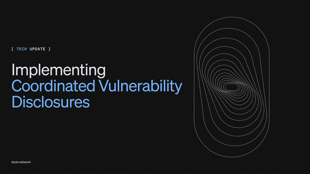 Implementing Coordinated Vulnerability Disclosures