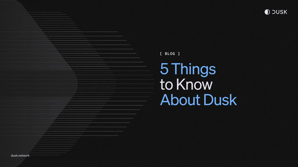 5 Things to Know About Dusk