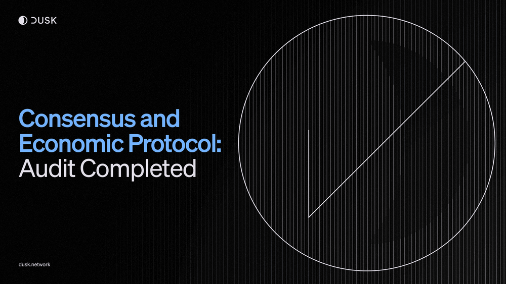 Consensus & Economic Protocol: Audit Completed