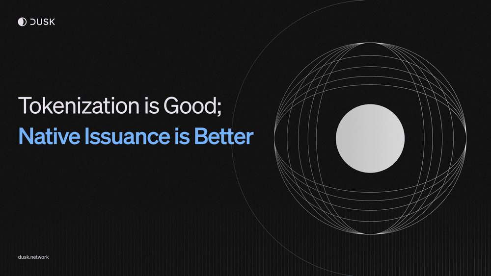 Tokenization vs native Issuance